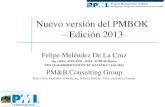 PMI Chapter Lima Peru-PMBOK_5taEdicion Felipe Meléndez