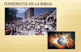 Terremotos en La Biblia