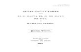 Actas Capitulares Desde El 21 Al 25 de Mayo de 1810 (Pedro de Angelis 1836)