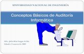 Conceptos Basicos de Auditoria Informatica