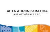 Acta Administrativa
