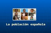 La población española (curso 2012-13)