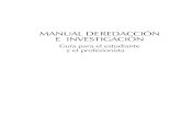 Manual de Redacción e Investigación