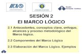 Sesion 2 Marco Logico