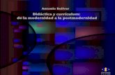 Didactica y Curriculum de La Modernidad a La Posmodernidad