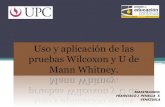Uso y Aplicacion de Las Pruebas de Wilcoxon y U de Mann-Whitney DR. PENELLA