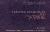 Norma Boliviana del Hormigón Armado 1987