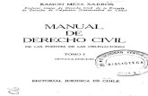 Manual de Derecho Civil - Fuentes de Las Obligaciones - Ramon Meza Barros - Tomo i
