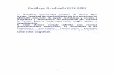 Catalogo Graduado2003 2004