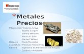 Metales Preciosos