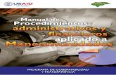 Manual de Procedimientos Administrativos y Financieros de Ma