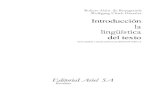 De Beaugrande Dressler - Introduccion a La Linguistica Del Texto