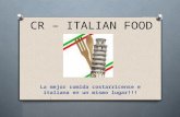 Cr – italian food