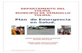 Plan de Emergencia en Salud del Municipio de Venadillo
