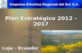 Plan estrategico 2012 2017 Empresa Eléctrica Regional del Sur S.A. - EERSSA