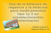 Uso de la bitácora de regencia y la bitácora de medicamentos tipo 1 y 2 en establecimientos veterinarios