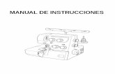 Manual de instrucciones maquina 8002D Janome, maquina overlock