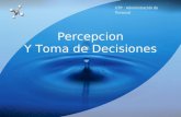 Percepción y toma de decisiones