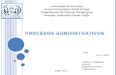 Diapositiva de los procesos administrativos 1