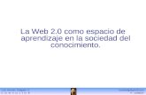 Web 2.0 y aprendizaje
