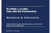 El CHRO Y EL CEO: MAS ALLA DEL PARTNERSHIP