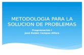 Tema 3  metodología para la solución de problemas