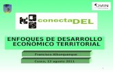 Enfoques Desarrollo Economico Local - cusco 2011