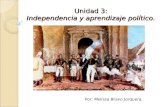Independencia y aprendizaje político