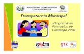 Transparencia municipal - Aurora Cubías