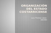 Lucy Thomas Organización del estado costarricense
