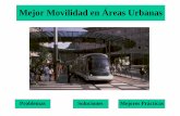 Mejor movilidad en áreas urbanas