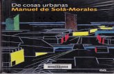 De cosas urbanas, Manuel de Solà-Morales