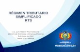 Régimen Tributario Simplificado (RTS) - Santa Cruz