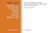Cogliandro-Gisell - Gasto publico social en la Ley de Presupuesto nacional 2013