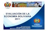 Evaluación de la economía boliviana   minstro de economía luis arce