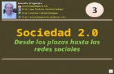 Sociedad 2.0, de las plazas publicas a las redes sociales