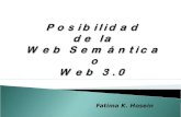 Posibilidad de la Web Semántica