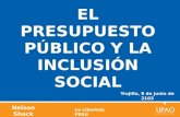 Políticas Públicas para la Inclusión Social y su Financiamiento