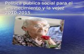 Politica publica social para el envejecimiento