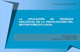 Ponencia La Aplicación De Técnicas Analíticas En La Fiscalización Del Sector Público Local