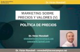 CURSO DE MARKETING DE PRECIOS - TEMA 5 - RENOBELL - POLÍTICA DE PRECIOS