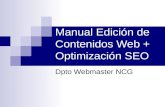 SEO: Manual de edición de Contenidos Web
