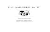 Sesiones  F.C. Barcelona B  con Quique Costas