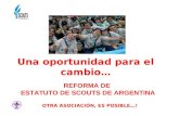 Prop reforma estatuto Scouts de Argentina