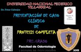 Presentacion caso clinico    protesis completa - clinica del adulto - unfv - facultad de odontologia