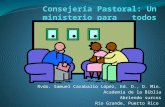 Consejería Pastoral: Un modelo de intervención