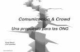 Comunicación & Crowd. Una reflexión/propuesta para ONG