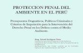 PROTECCION PENAL DEL AMBIENTE EN EL PERÚ