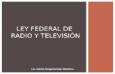Ley Federal de Radio y Televisión