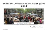 Plan de Comunicación Sant Jordi 2014